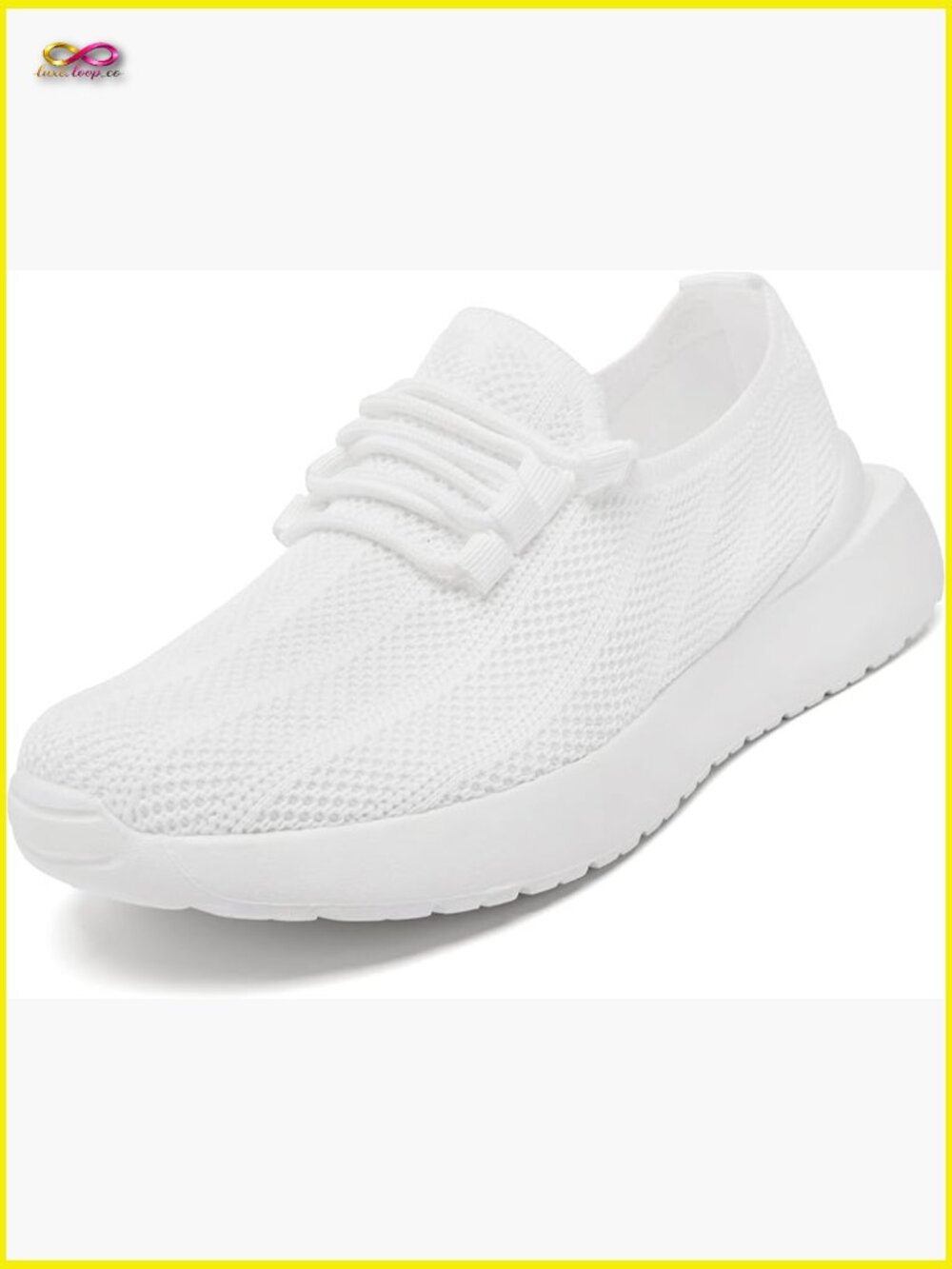 Lightweight Fashion Sneakers Breathable Lace-Up Athletic Workout Daily Footwear